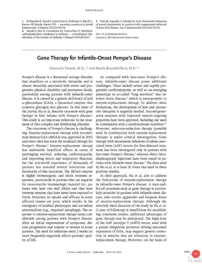 【微動態(tài)】中國原創(chuàng)基因療法登頂《新英格蘭醫(yī)學(xué)雜志》嬰兒型龐貝病治療取得重大突破(圖2)